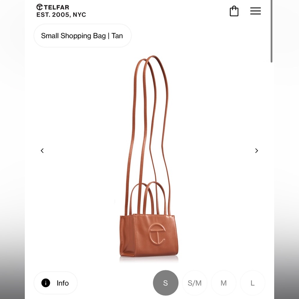 Telfar, Small Tan bag/purse 👜